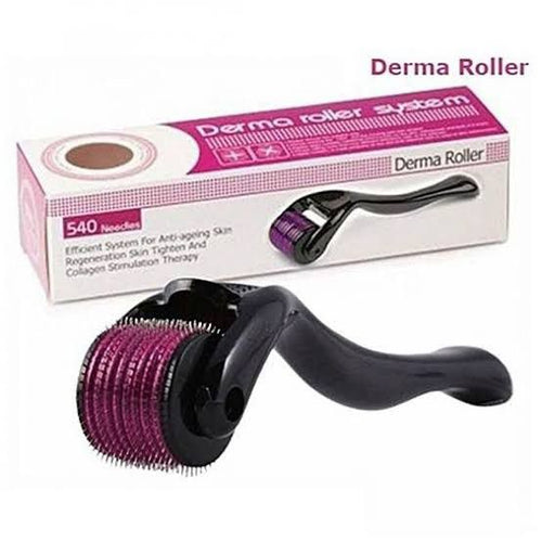 Derma Roller 540 Titanium Needle Facial & Hair Therapy