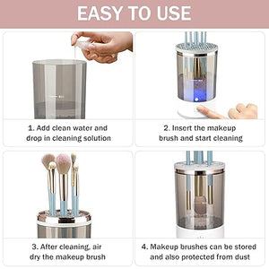 3 In 1 Electric Makeup Brush Cleaner
