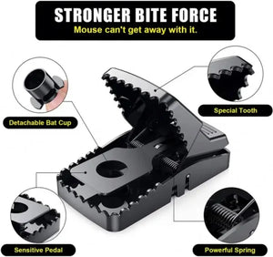 Heavy Duty Plastic Mouse Trap | Reusable Mouse Catcher