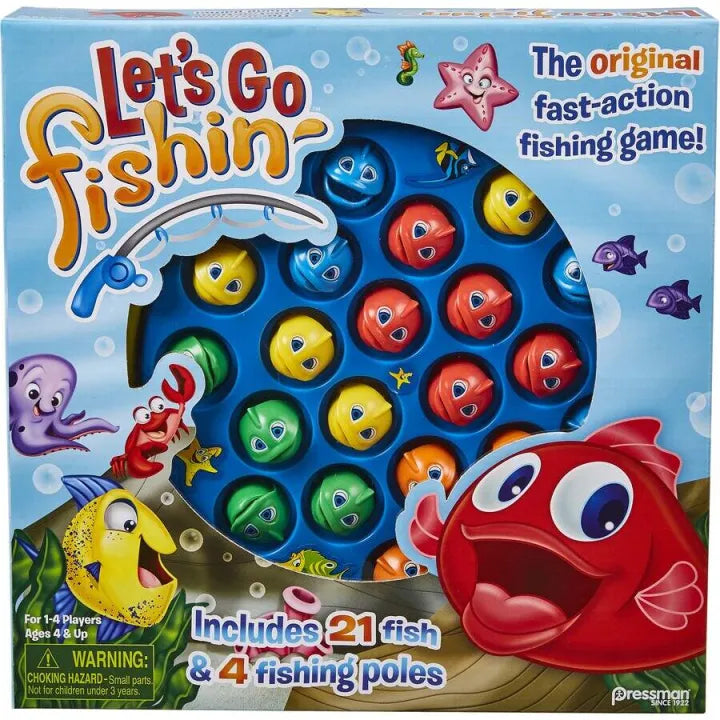 Fishing Game Toy Set with Rotating Board